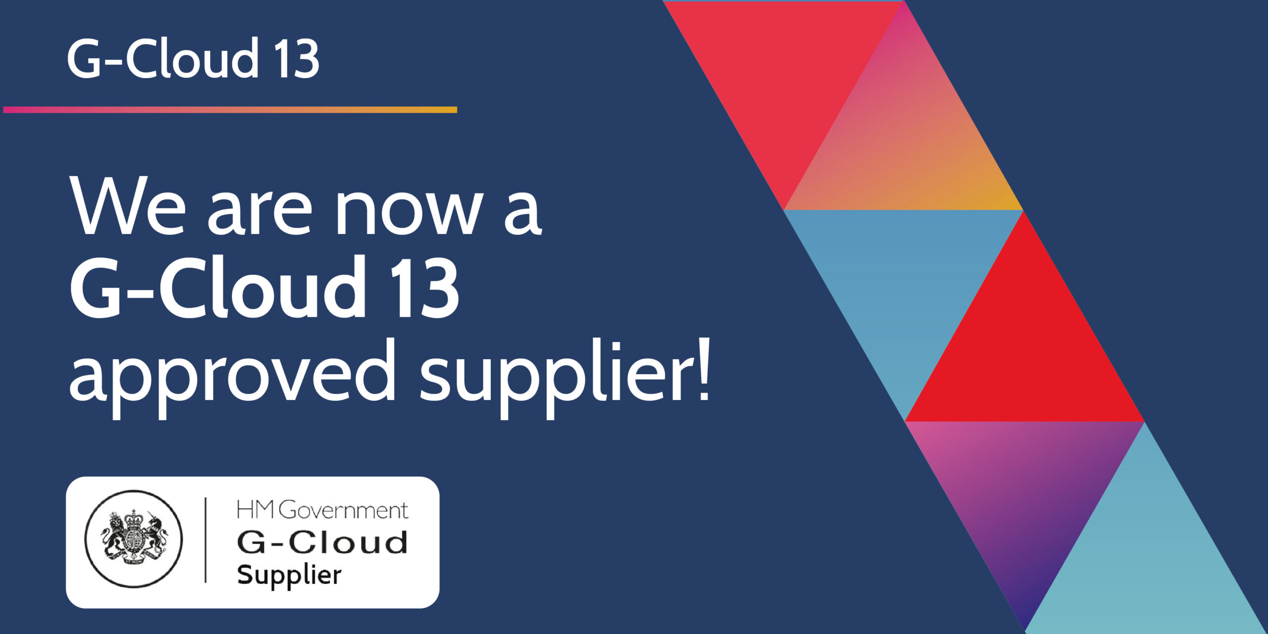 datacentreplus is now a G cloud 13 approved supplier